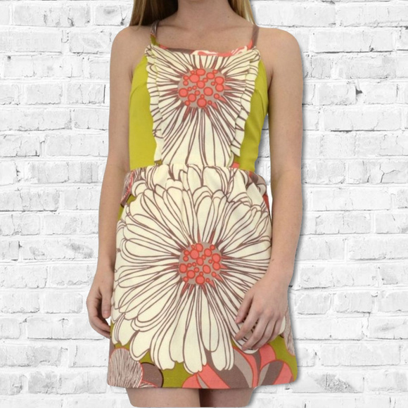 Judith March Dresses & Skirts - Judith March Hippie Boho Flower Apron Dress NEW